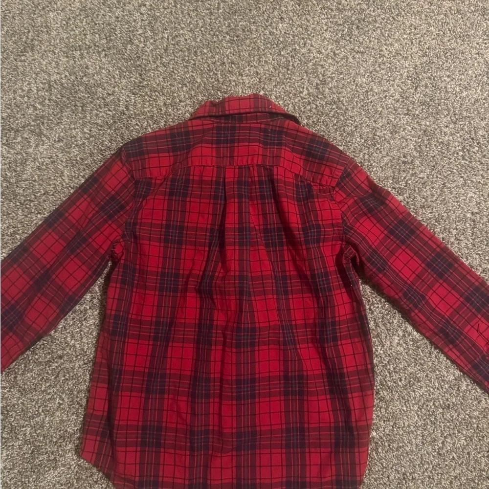 Ralph Lauren Red and Blue Plaid Shirt
